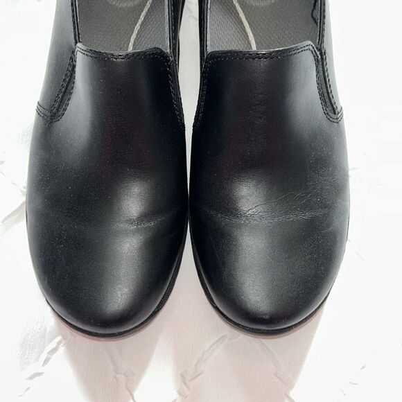 Dansko Linley Slip Resistant Leather Platform Slip-On Shoes(Size 40) - Picture 9 of 10